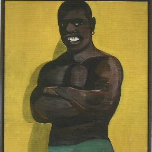 Mr. Brown, 1997 - oil on canvas - 160 x 200 cm