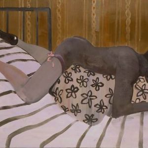 Mowgli (après Boucher), 1994 - oil on canvas - 130 x 210 cm