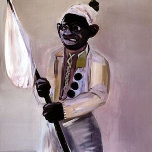 Standard-Bearer, 1995 - oil on canvas - ca 130 x 200 cm