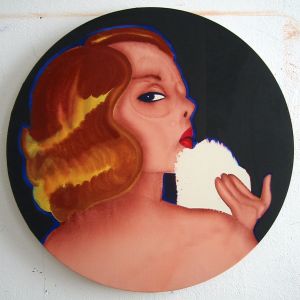 Paloma, 2003 - acrylic on canvas - ca 70 x 70