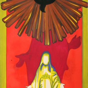 Madonna, 2007 - oil on canvas - ca 220 x 100 cm